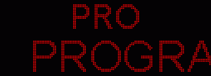 20 x 52 inch Ultra-bright Red Color Programmable LED Sign for Store Windows