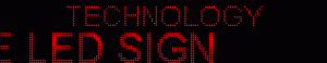 14 x 64 inch Ultra-bright Red Color Programmable LED Sign for Store Windows