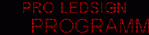 20 x 77 inch Ultra-bright Red Color Programmable LED Sign for Store Windows