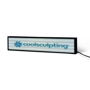 8 x 90 inch Ultra-bright High-definition Full Video Color Programmable LED Sign for Store Windows