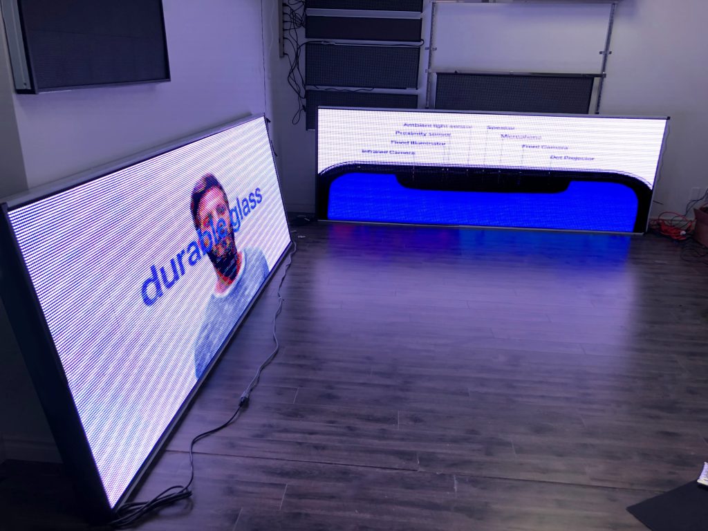40 x 103 inch Ultra-bright Full Video Color Programmable LED Sign for Store Windows