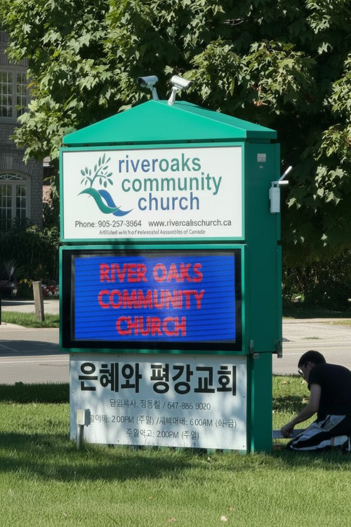 21 inch High Frame Sealed Outdoor LED Signs